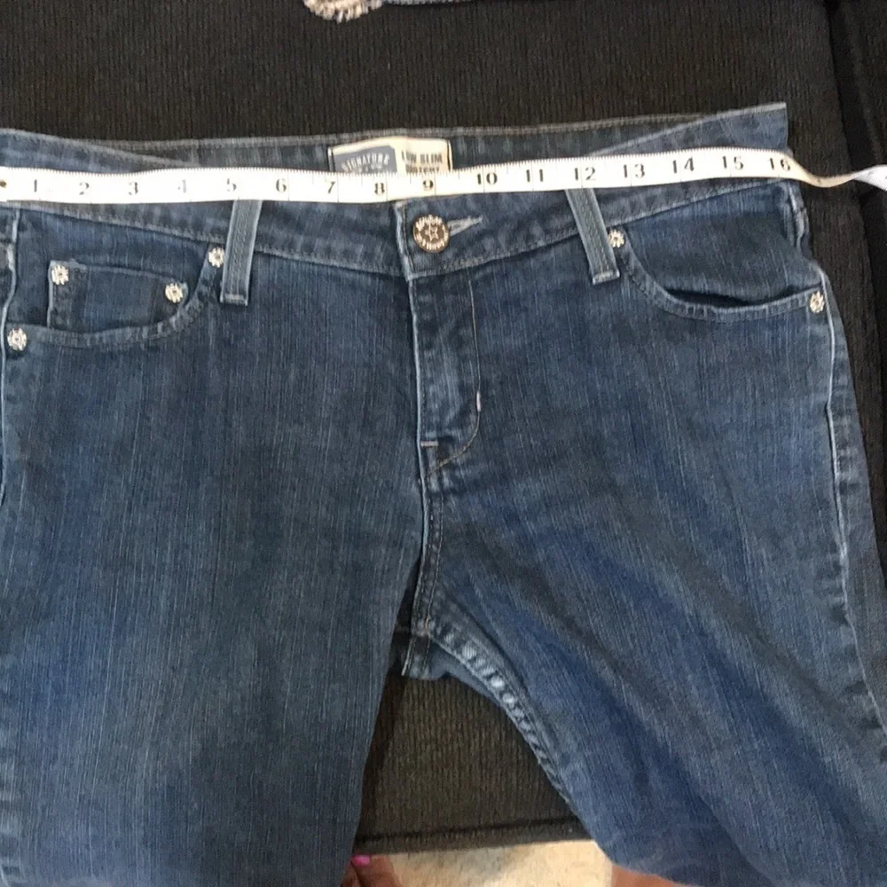 Levi's Signature Low Slim Bootcut 5 Pocket Medium Wash Denim Jeans-Size 11